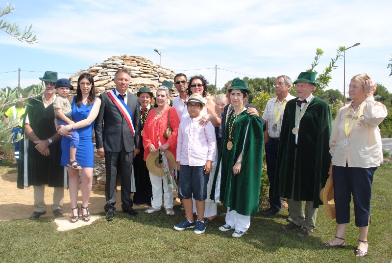 Inauguration d'un rond-point Michel Home à Velaux