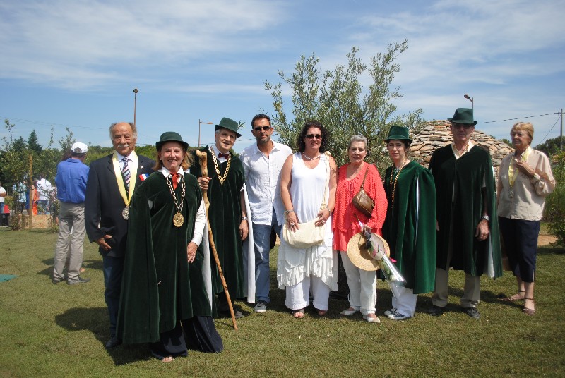 Inauguration d'un rond-point Michel Home à Velaux