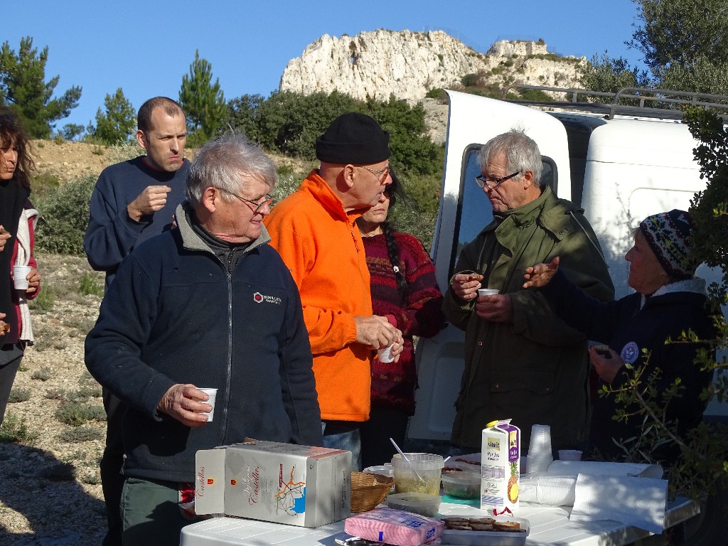 Première réhabilitation des Oliviers du Castellas le 28 Novembre 2016